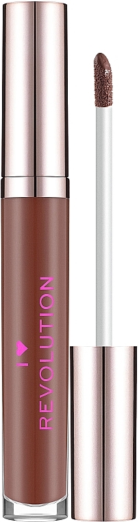 Lip Gloss - Makeup Revolution I Heart Revolution Chocolate Lip Gloss — photo N1