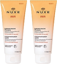 Fragrances, Perfumes, Cosmetics Set - Nuxe Sun After-Sun Hair & Body Shampoo (shm/gel/2x200ml)