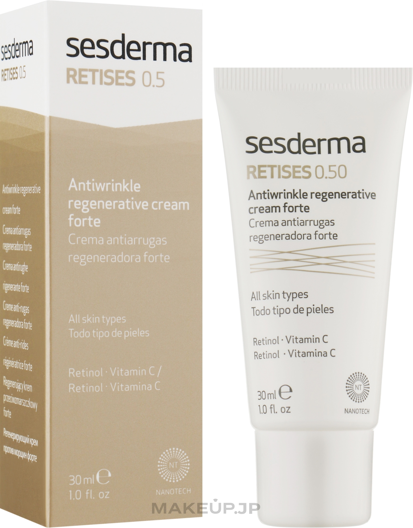 Anti-Wrinkle Regenerating Cream Forte - SesDerma Laboratories Retises 0.50% Antiwrinkle Regenerative Cream Forte — photo 30 ml