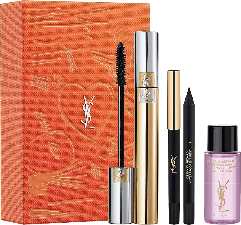 Set - Yves Saint Laurent (mascara/7.5ml + eye/penc/0.2g + remover/8ml) — photo N1