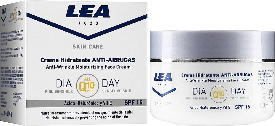 Moisturizing Anti-Wrinkle Day Face Cream - Lea Skin Care Anti-Wrinkle Moisturizing Q-10 Day Face Cream — photo N4