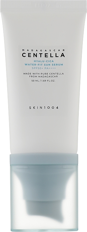 Sunscreen Face Serum with Patented Hyaluronic Acid Complex - Skin1004 Madagascar Centella Hyalu-cica Water-fit Sun Serum — photo N3