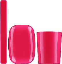 Fragrances, Perfumes, Cosmetics Bathroom Set, 42058, pink - Top Choice Set (accessory/3pcs)