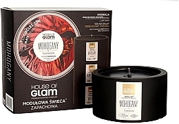 Fragrances, Perfumes, Cosmetics Scented Candle - House of Glam Mohogany&Teakwood Candle