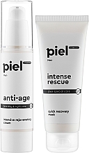Set 'Intensive Men Skin Care Complex' - Piel Cosmetics Men (mask/75ml + cr/50ml) — photo N4