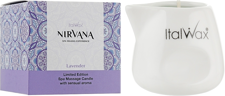 Scented Massage Candle "Nirvana. Lavender" - ItalWax Nirvana Lavender Spa Massage Candle — photo N1