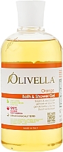 Fragrances, Perfumes, Cosmetics Olive Oil Bath & Shower Gel "Orange" - Olivella Orange Bath & Shower Gel