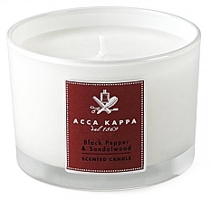 Fragrances, Perfumes, Cosmetics Acca Kappa Black Pepper & Sandalwood - Scented Candle