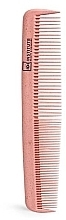 Comb with Rounded Teeth, biodegradable, pink - IDC Institute Eco Dressing Comb — photo N1