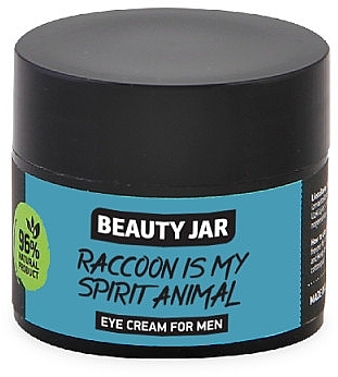 Men Eye Cream - Beauty Jar Raccoon Is My Spirit Animal Eye Cream For Men — photo N2