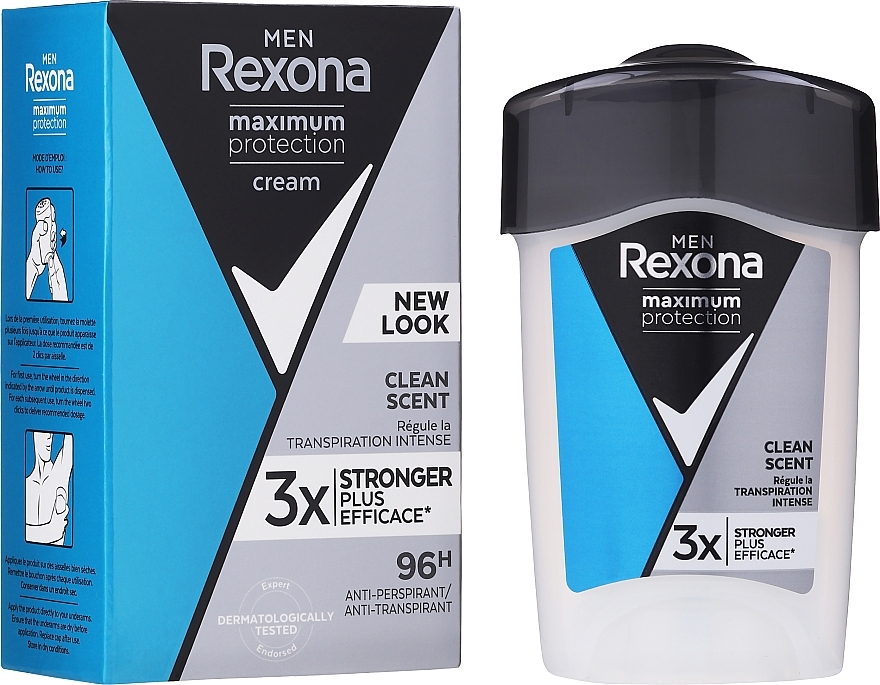 Deodorant-Stick for Men - Rexona Men Maximum Protection Clean Scent — photo N2