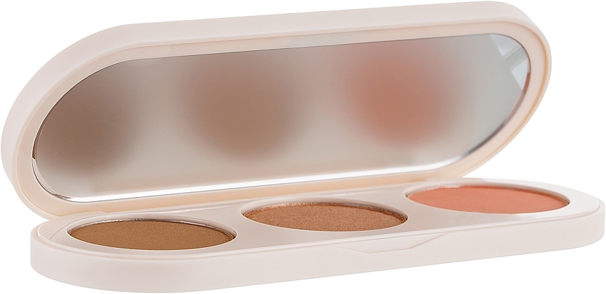 3in1 Face Palette - Farmasi Peach Bite Palette — photo N4