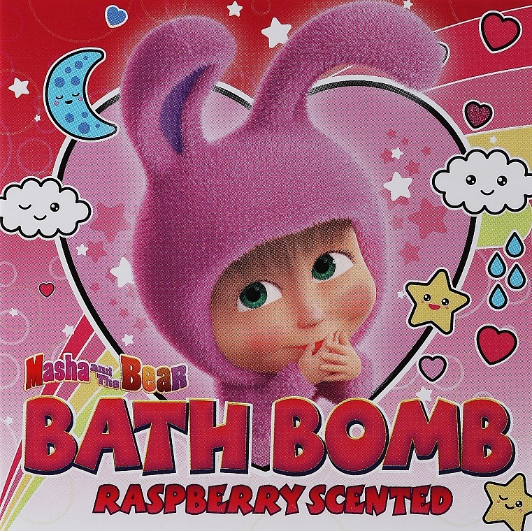 Bath Bomb with Raspberry Scent - EP Line Masha And The Bear Raspberry Bath Bomb — photo N2