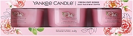 Set - Yankee Candle Fresh Cut Roses (candle/3x37g) — photo N1