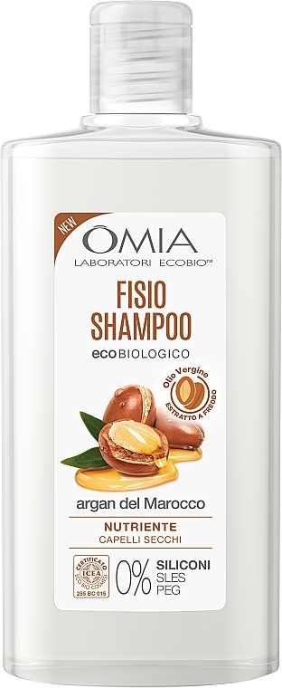 Argan Shampoo - Omia Laboratori Ecobio Argan from Morocco — photo N2