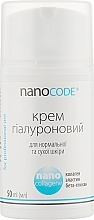 Fragrances, Perfumes, Cosmetics Hyaluronic Face Cream - NanoCode NanoCollagen Cream