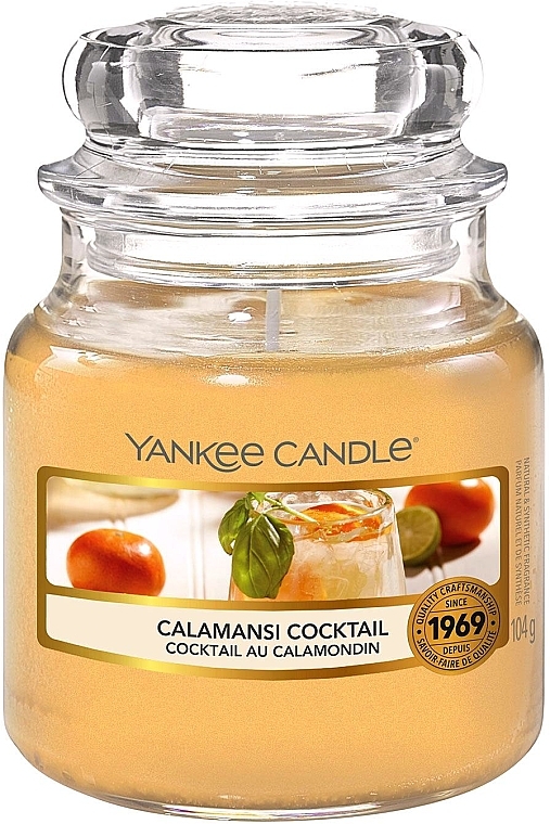 Scented Candle in Jar - Yankee Candle Calamansi Cocktail — photo N1