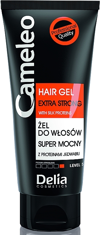 Extra Strong Hold Hair Gel - Delia Cosmetics Cameleo Hair Gel Extra Strong — photo N1