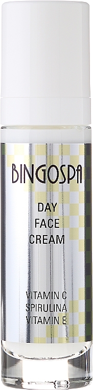 Spirulina, Vitamins C, and E Day Face Cream - BingoSpa Day Fce Cream Vitamin C Spirulina Vitamin E — photo N2