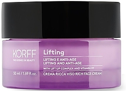 Fragrances, Perfumes, Cosmetics Face Lifting Cream for Dry Skin - Korff Lifting Rich Face Cream