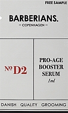 GIFT! Face Serum - Barberians. Copenhagen Pro-age Booster Serum №D2 (sample) — photo N1