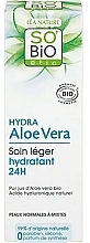 Face Cream - So'Bio Aloe Vera Light 24h Moisturizer — photo N1