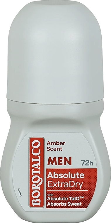 Roll-On Antiperspirant Deodorant - Borotalco Men Absolute Deo Roll-on Extra Dry Amber — photo N1