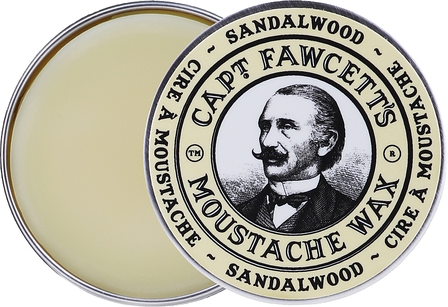Moustache Wax - Captain Fawcett Sandalwood Moustache Wax — photo N1