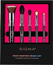 Fragrances, Perfumes, Cosmetics Makeup Brush Set - Sigma Beauty Most Wanted Brush Set