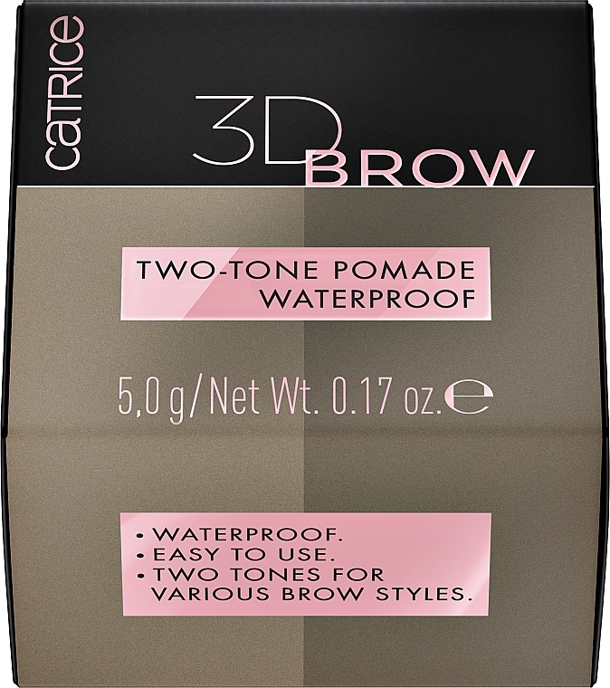 Brow Pomade - Catrice Two Tone Brow Pomade 3D Brow — photo N3