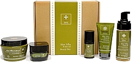 Fragrances, Perfumes, Cosmetics Set - Olive Spa Aloe Value Box 03 (cr/50ml + eye/cr/30+ f/foam/150ml + oil/250ml + h/cr/75ml)