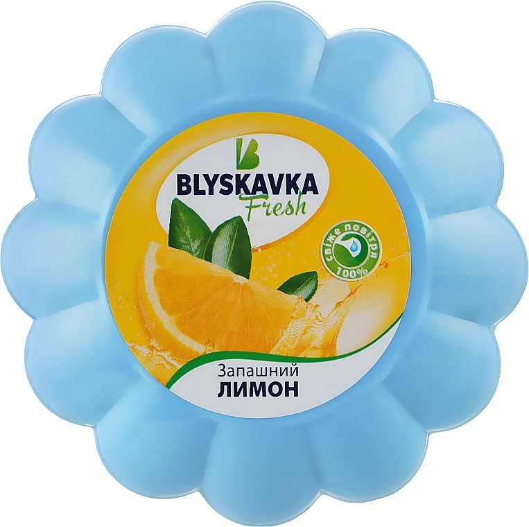 Gel Freshener "Fragrant Lemon" - Blyskavka Fresh — photo N1