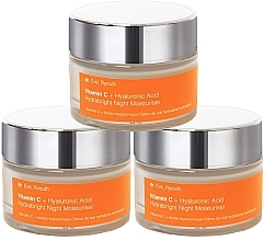 Moisturizing Night Face Cream Set - Dr. Eve_Ryouth Vitamin C + Hyaluronic Acid Hydrabright Night Moisturiser — photo N1