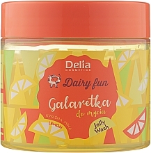 Fragrances, Perfumes, Cosmetics Lemon Shower Jelly - Delia Dairy Fun Sour Mina