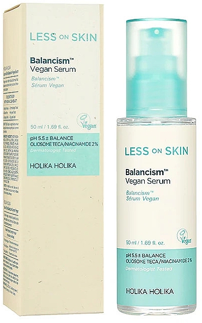 Face Serum - Holika Holika Less On Skin Balancism Vegan Serum — photo N2