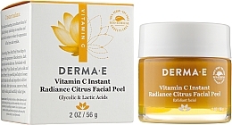 Brightening Citrus Face Peeling - Derma E Vitamin C Instant Radiance Citrus Facial Peel — photo N2