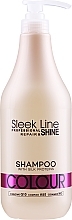 Fragrances, Perfumes, Cosmetics Colored Hair Shampoo - Stapiz Sleek Line Colour Shampoo (with dispenser)