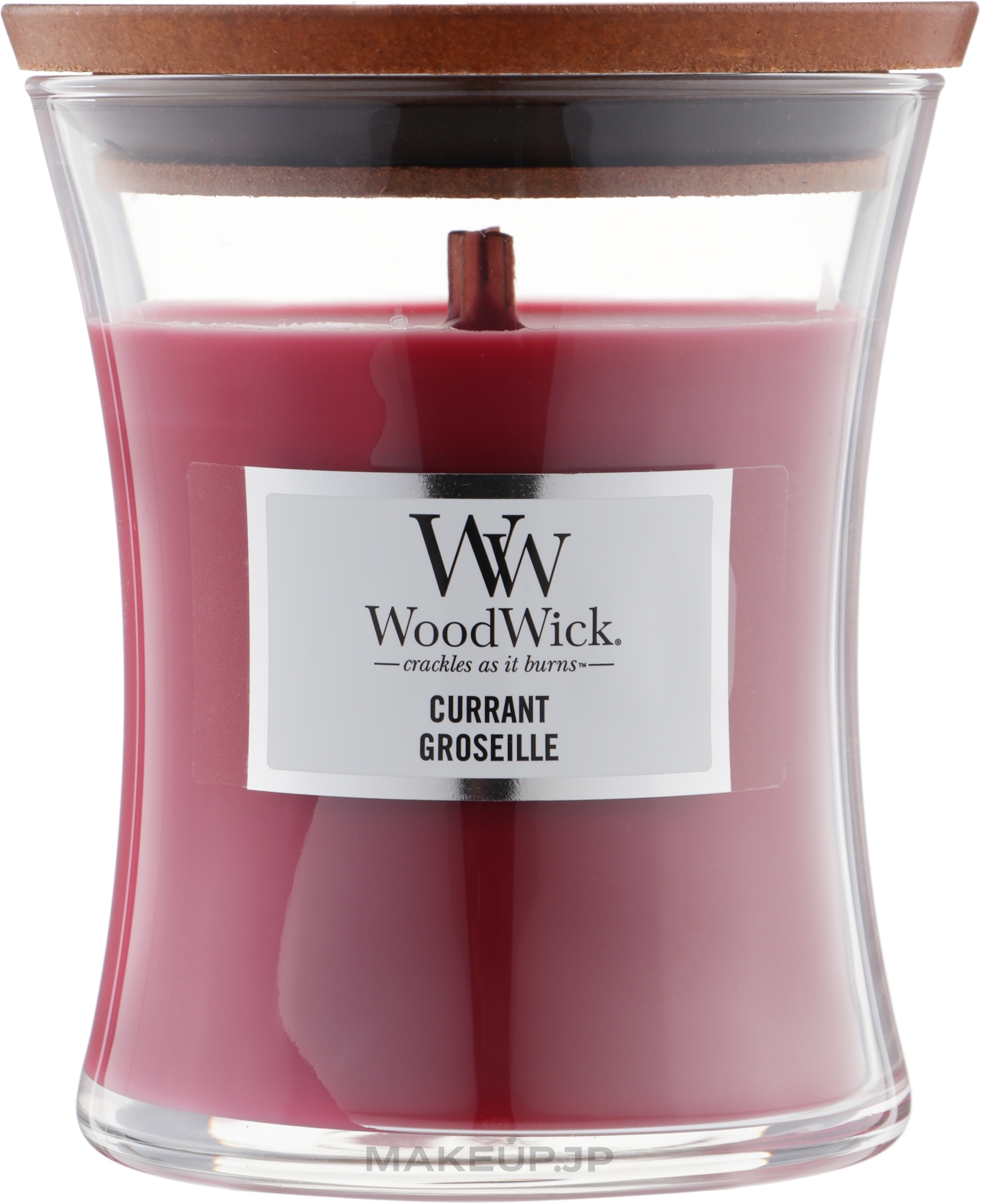 Scented Candle in Glass - WoodWick Candle Ellipse Jar Currant — photo 275 g