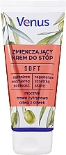 Softening Foot Cream 'Urea, Olive Oil & Lemongrass' - Venus Softening Foot Cream — photo N1