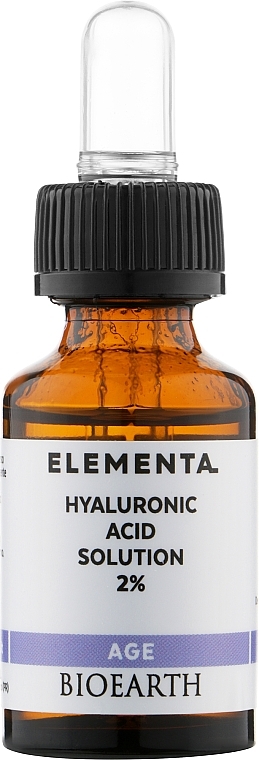 Hyaluronic Acid 2% Serum - Bioearth Elementa AGE Hyaluronic Acid 2% — photo N3