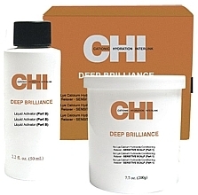 Fragrances, Perfumes, Cosmetics Set - CHI Deep Brilliance Sensitive Scalp No Lye Calcium Hydroxide Conditioning Relaxer (cond/200g + act/50ml)