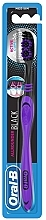 Medium Toothbrush, "Allrounder", purple - Oral-B Allrounder Black Medium — photo N2