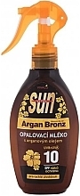 Fragrances, Perfumes, Cosmetics Suntan Lotion - Vivaco Sun Argan Bronz Suntan Lotion SPF 10