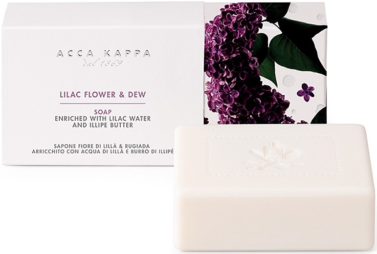 Soap 'Lilac Flower & Dew' - Acca Kappa Lilac Flower & Dew Soap — photo N1