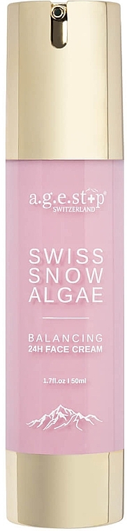 Swiss Snow Algae Balancing 24H Face Cream  - A.G.E. Stop Swiss Snow Algae 24H Face Cream — photo N1