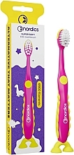 Fragrances, Perfumes, Cosmetics Children's Toothbrush 'Dino', purple and yellow - Nordics Super Soft Kids Toothbrush 6900