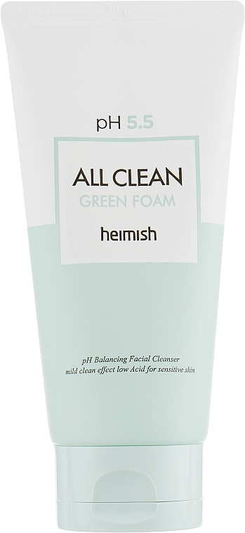 Cleansing Foam for Face - Heimish All Clean Green Foam pH 5.5 — photo N2