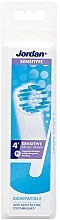 Fragrances, Perfumes, Cosmetics Electric Toothbrush Head - Jordan Sensitive Brush Heads 4 Pack