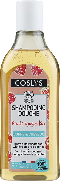 Red Berries Hair & Body Shampoo - Coslys Body&Hair Shampoo — photo N1