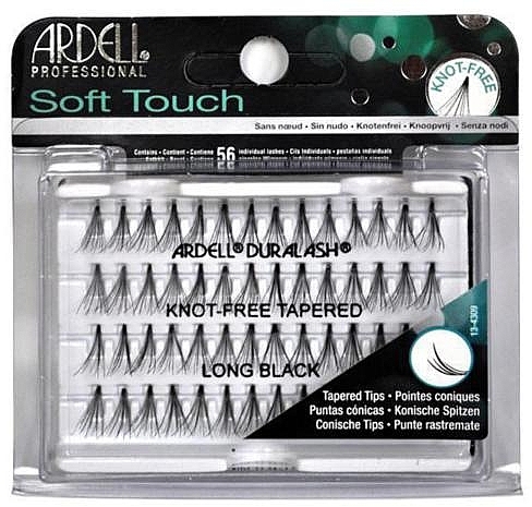 Individual Lashes Kit - Ardell Soft Touch Long Black — photo N2